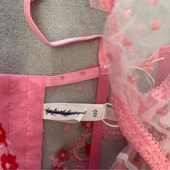 New! For love and lemons whimsical garden bustier bra top 10101 - Picture 10 of 12